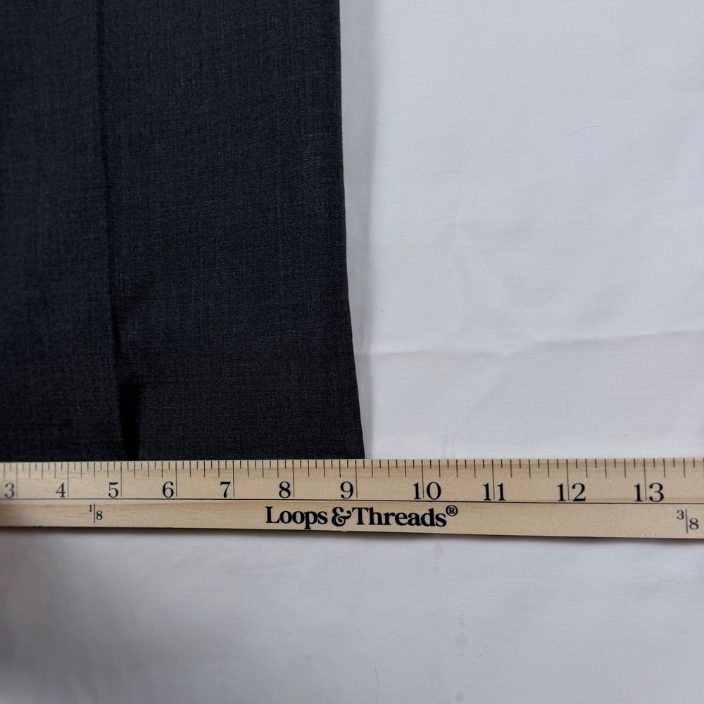 Lauren Ralph Lauren Mens Dress Pants Gray 38R 100% Wool Executive Wedding - Picture 8 of 8